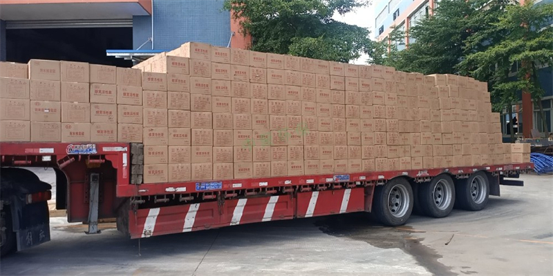 廣東省世X環保采購40方防水蜂窩活性炭